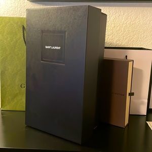 - Saint Laurent SHOE BOX only **